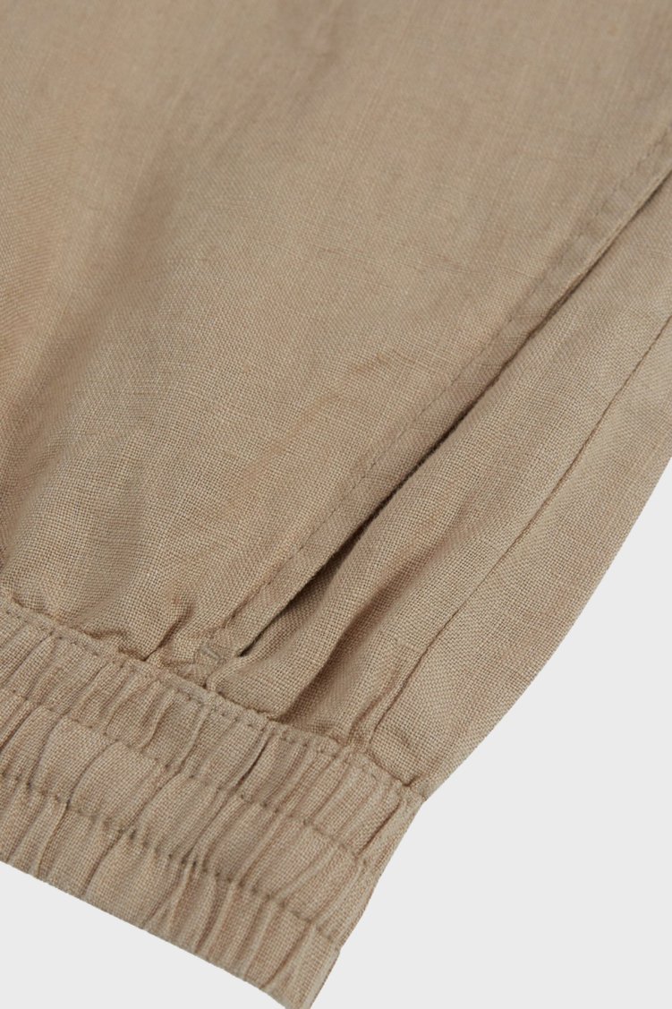 Bluemint Edmund % 100 Keten Comfort Fit Erkek Short BM24004384MS 214 CAMEL - Bluemint (1)