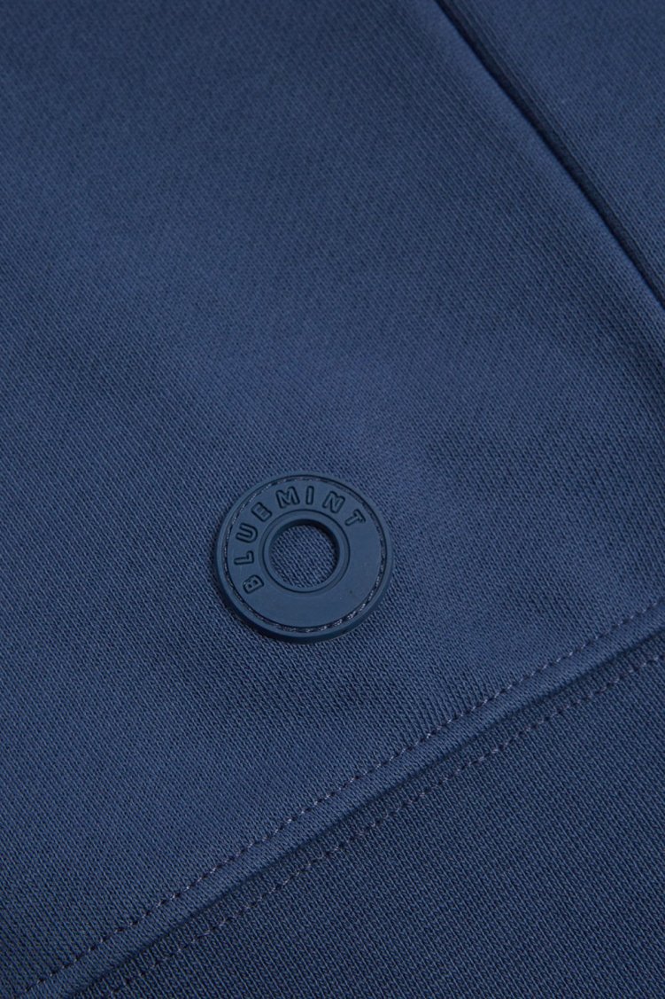 Bluemint Fenix % 100 Pamuk Regular Fit Bisiklet Yaka Erkek Sweat BM24019097MW1 104 KOYU MAVİ - Bluemint (1)