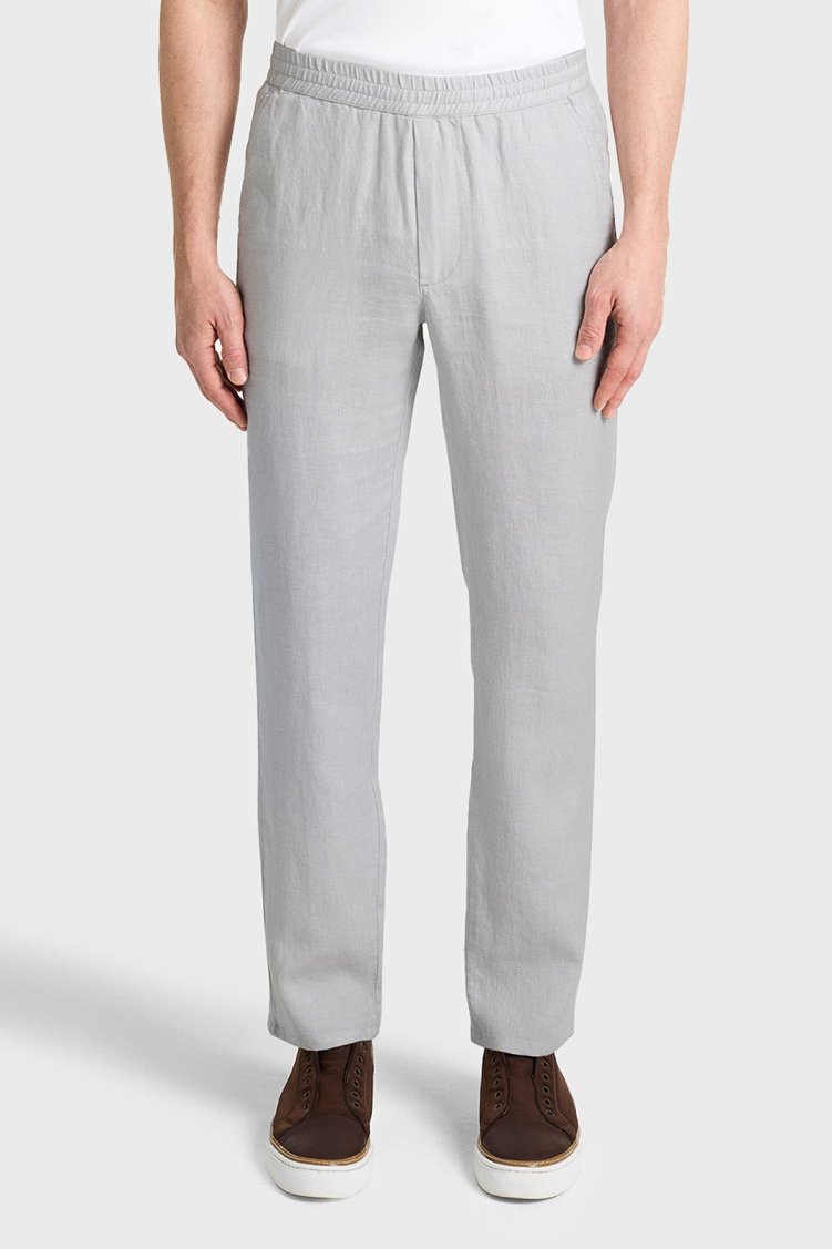 Bluemint Pamuklu Comfort Fit Lastikli Bel Daralan Paça Erkek Pantolon BM25009296MS1 162 GRİ - Bluemint