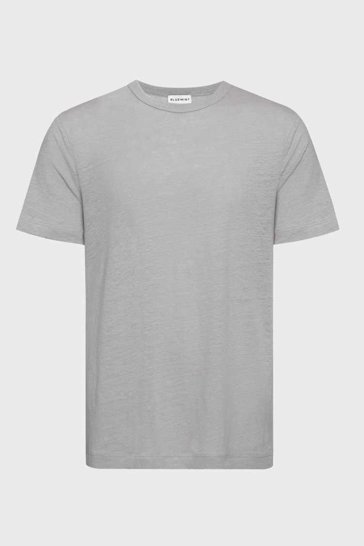 Bluemint Pamuklu Comfort Fit Sıfır Yaka Erkek T Shirt BM25001303MS 1162 GRİ - Bluemint