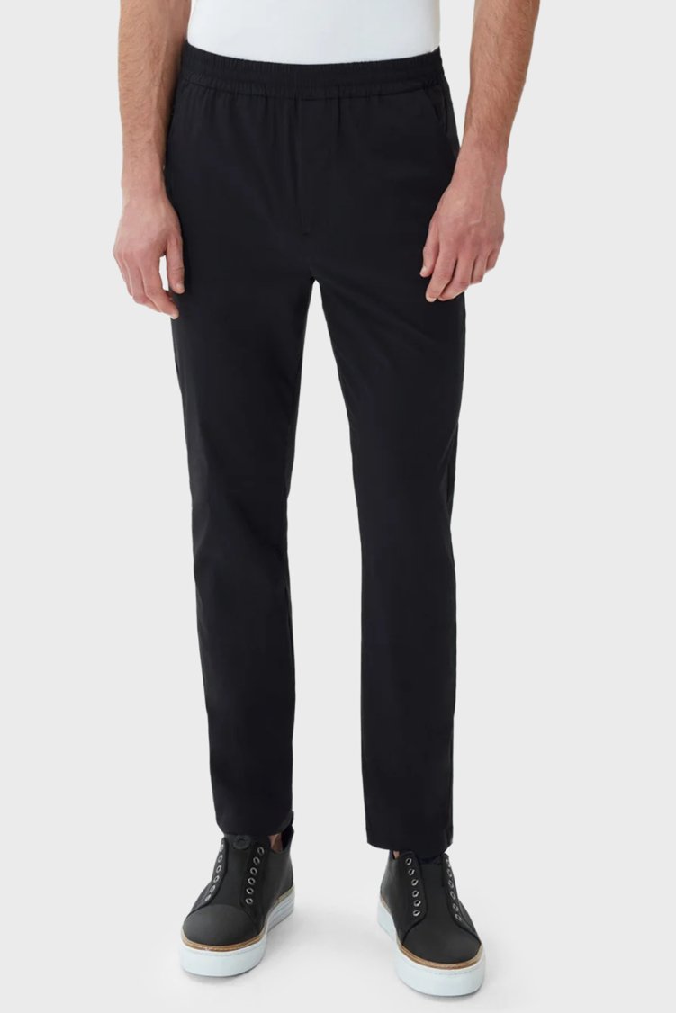 Bluemint Pamuklu Lastikli Bel Düz Paça Jogger Erkek Pantolon JOGGER 111 Siyah - Bluemint