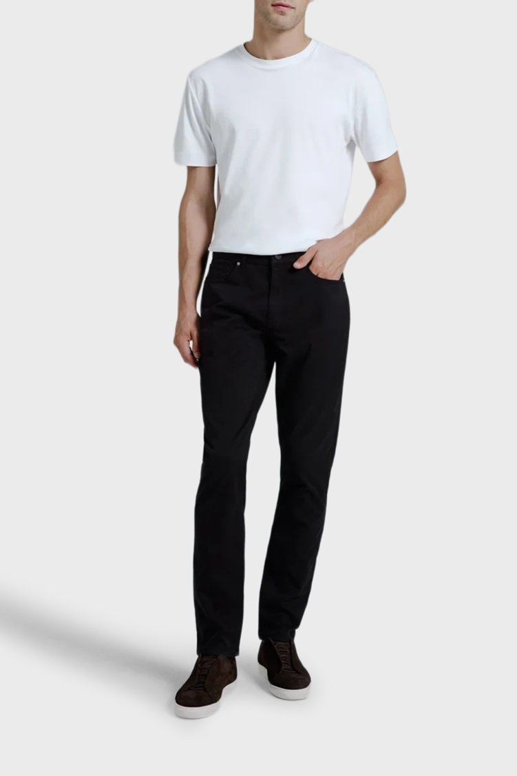 Bluemint Pamuklu Normal Bel Düz Paça Erkek Pantolon EVANDER 111 Siyah - Bluemint (1)