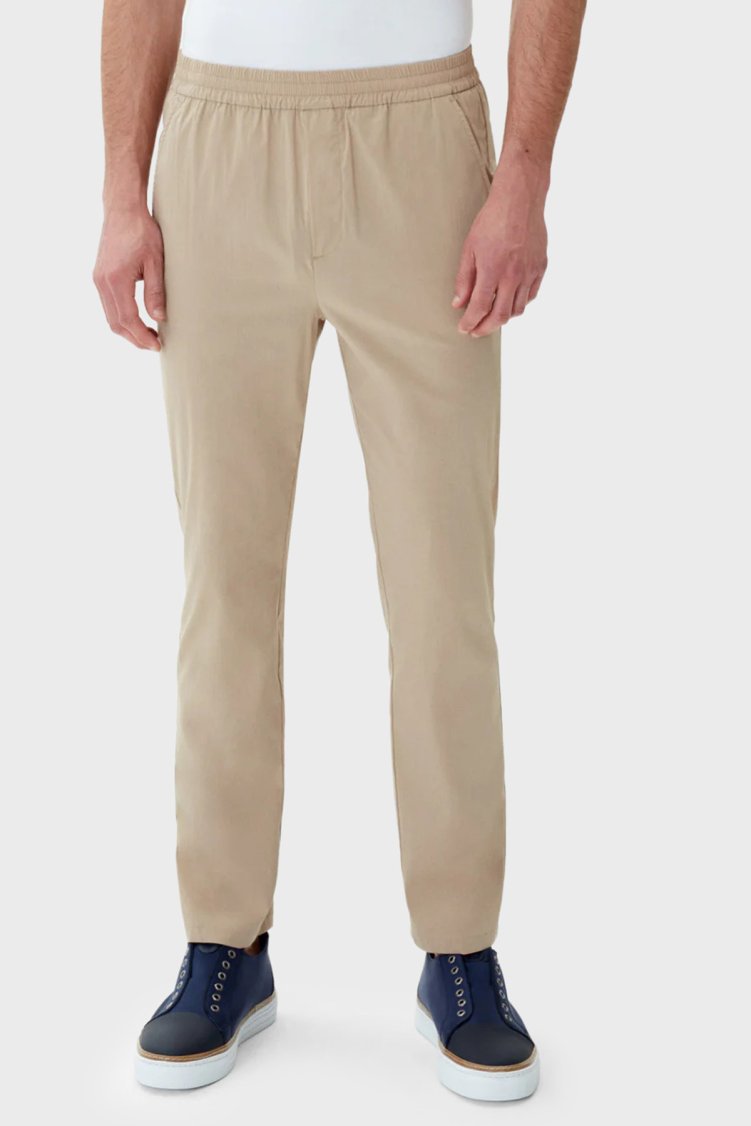 Bluemint Pamuklu Regular Fit Normal Bel Erkek Pantolon ACESUMJOGG 214 BEJ - Bluemint