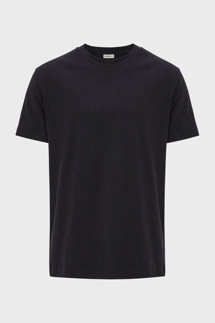 Bluemint Rahat % 100 Pamuk Bisiklet Yaka Erkek T Shirt NOLAN 155 LACİVERT - Bluemint (1)