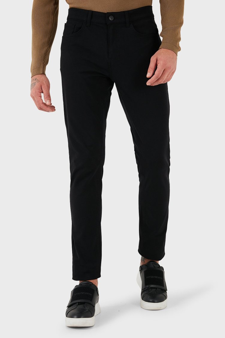 Bluemint Streç Pamuklu Regular Fit Normal Bel Düz Paça Jeans Erkek Kot Pantolon BM23009178MS 111 Siyah - Bluemint