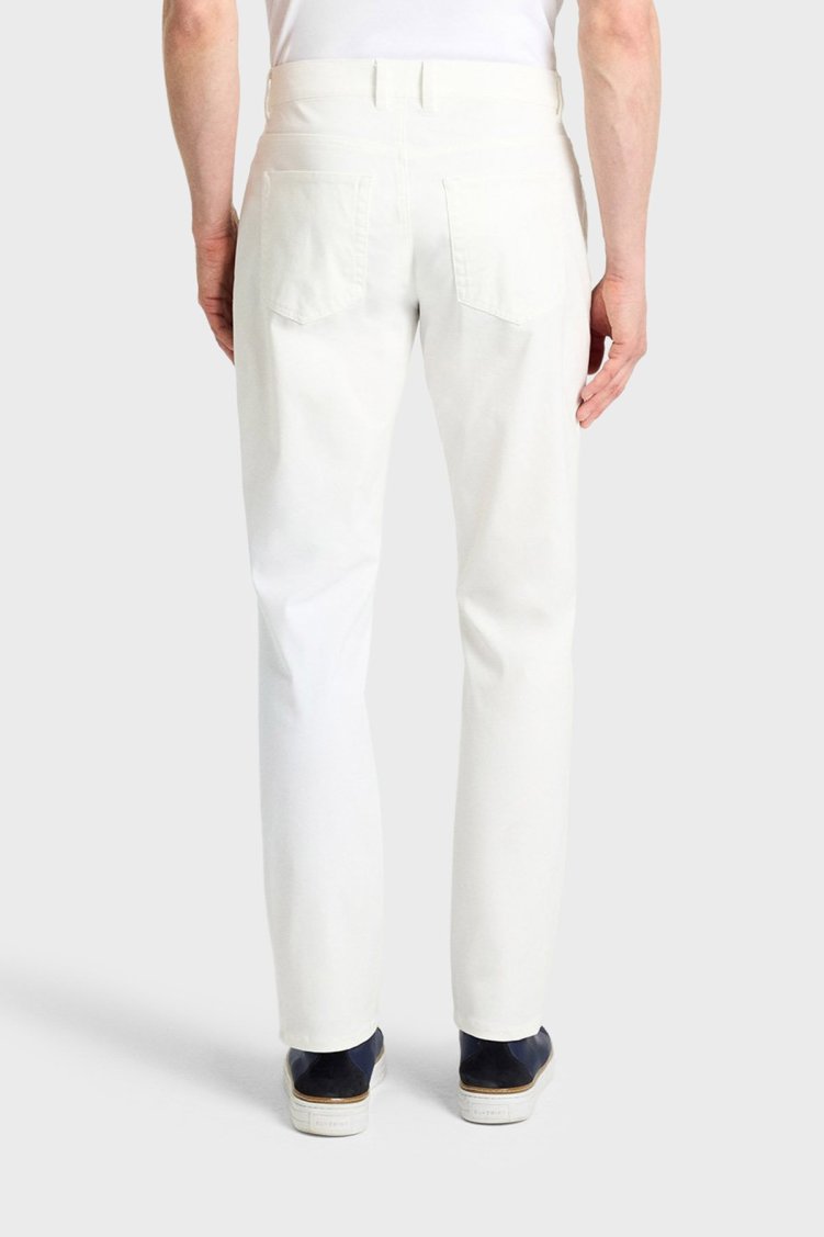 Bluemint Streç Pamuklu Tapered Fit Daralan Paça Erkek Pantolon BM25009361MS 112 BEYAZ - Bluemint (1)