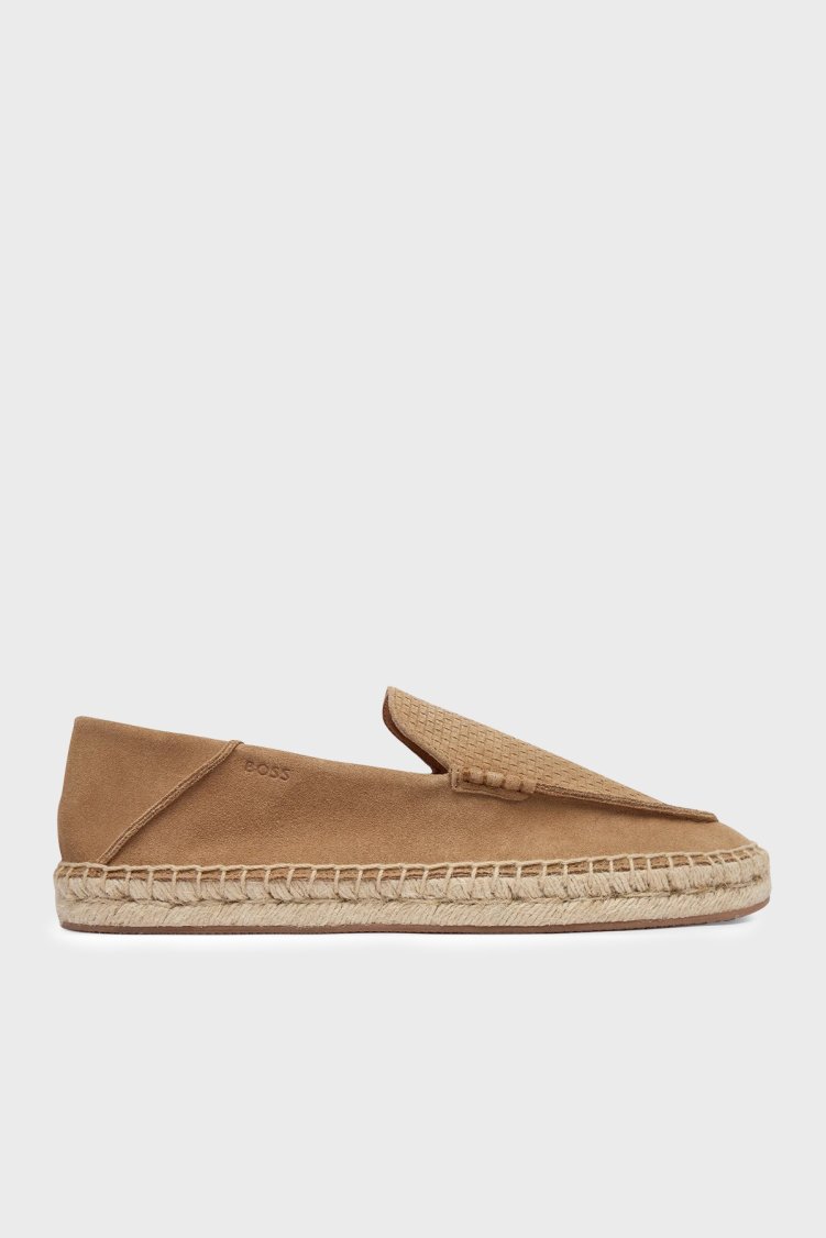 Boss % 100 Deri Erkek Espadril 50563149 260 BEJ - Boss