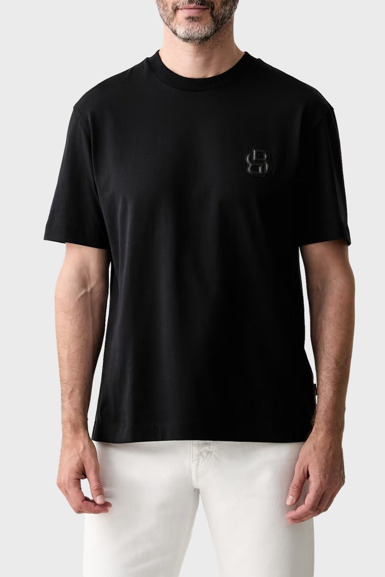 Boss % 100 Pamuk Regular Fit Bisiklet Yaka Erkek T Shirt 50565044 001 Siyah - Boss