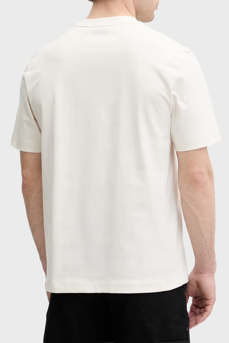 Boss % 100 Pamuk Regular Fit Bisiklet Yaka Erkek T Shirt 50565044 118 Bej - Boss (1)
