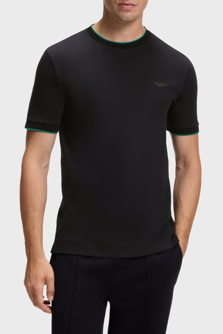 Boss % 100 Pamuk Regular Fit Bisiklet Yaka Erkek T Shirt 50575011 001 Siyah - Boss