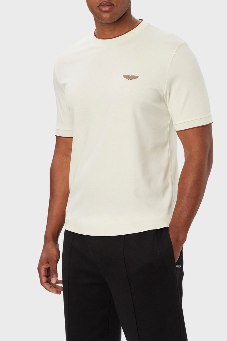 Boss % 100 Pamuk Regular Fit Bisiklet Yaka Erkek T Shirt 50575011 118 Bej - Boss
