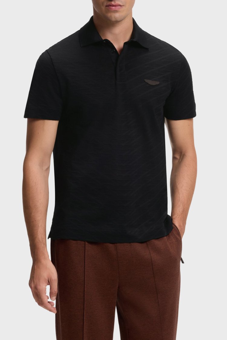 Boss % 100 Pamuk Regular Fit Düğmeli Erkek Polo 50565174 001 Siyah - Boss
