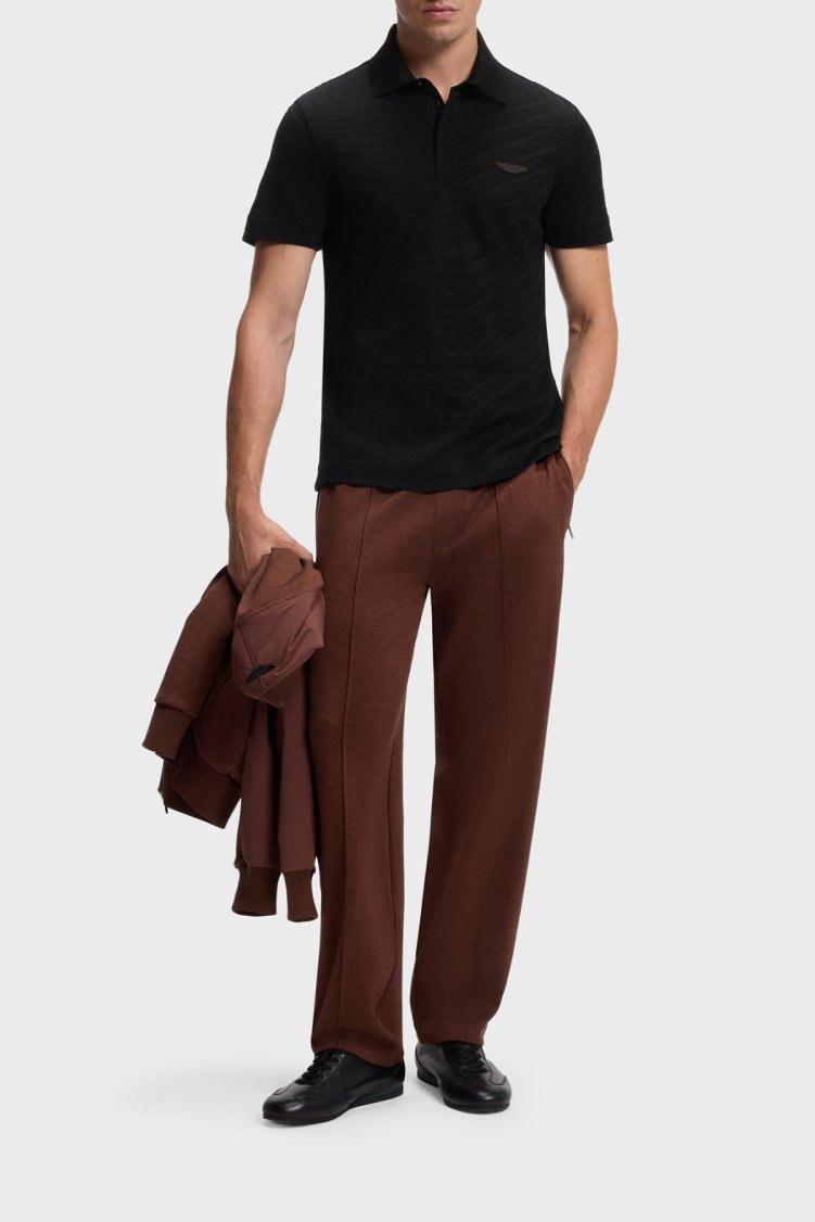 Boss % 100 Pamuk Regular Fit Düğmeli Erkek Polo 50565174 001 Siyah - Boss (1)