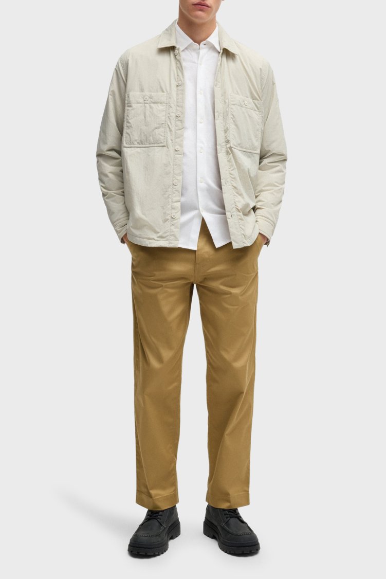 Boss % 100 Pamuk Slim Fit Klasik Yaka Erkek Gömlek 50519748 100 BEYAZ - Boss (1)