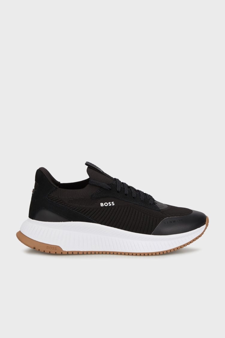 Boss Bağcıklı Sneaker Erkek Ayakkabı 50523113 014 SİYAH - Boss