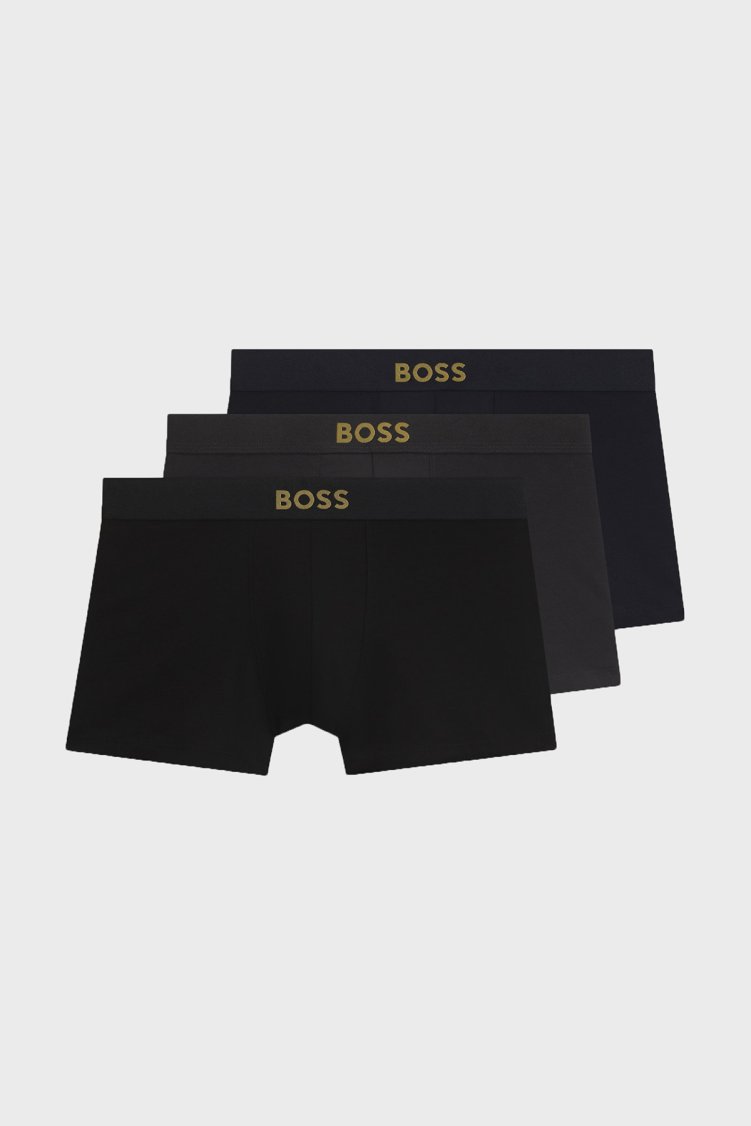 Boss Erkek Boxer 50570030 991 Siyah-antrasit-siyah - Boss