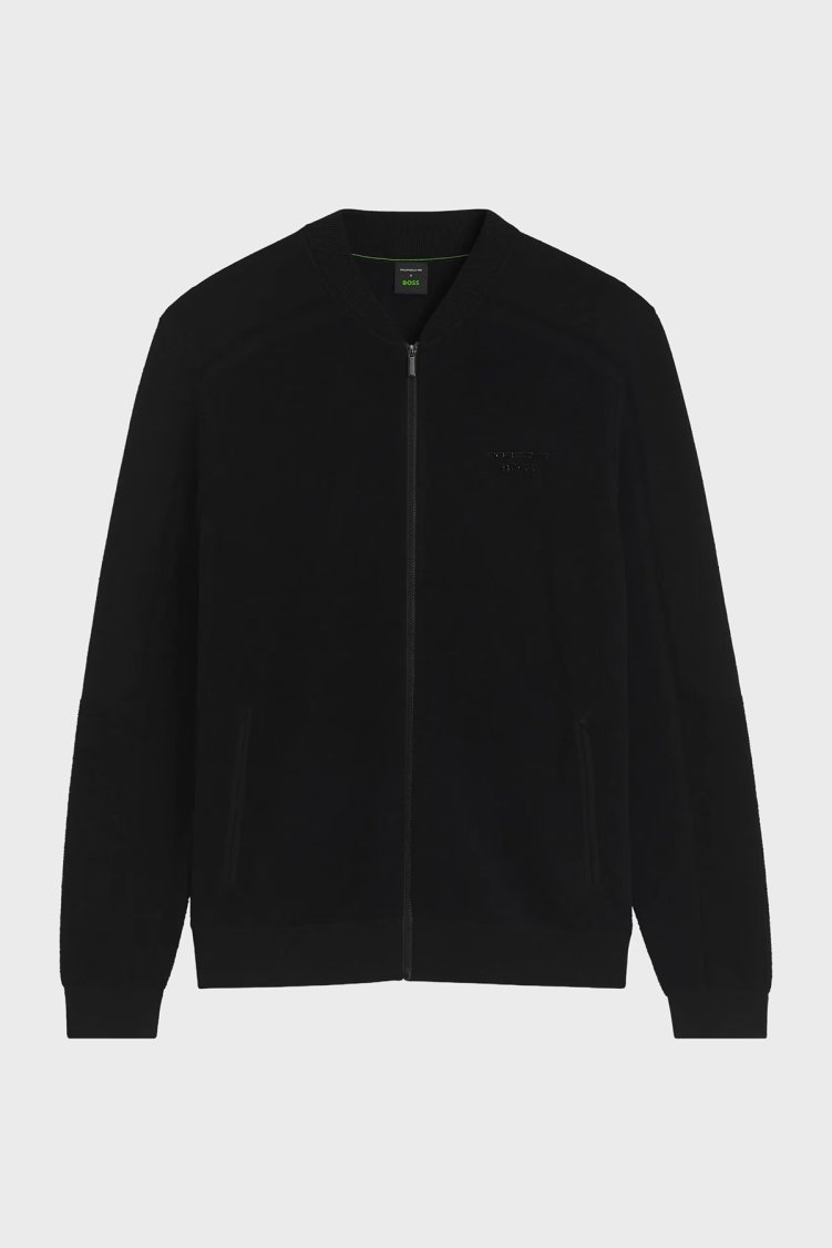 Boss Erkek Hırka 50568983 001 Siyah - Boss
