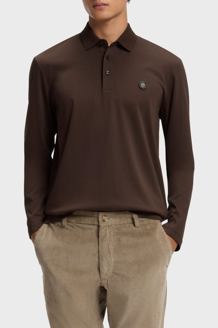 Boss Erkek Polo 50523917 209 Kahve - Boss