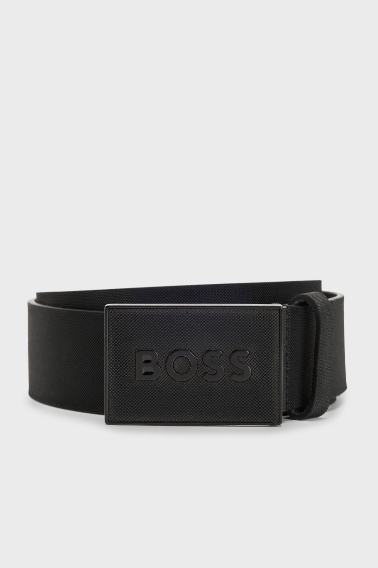 Boss Hakiki Deri Erkek Kemer 50471333 001 SİYAH - Boss