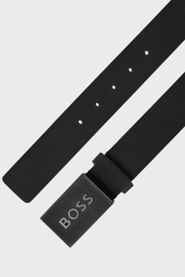 Boss Hakiki Deri Erkek Kemer 50471333 001 SİYAH - Boss (1)
