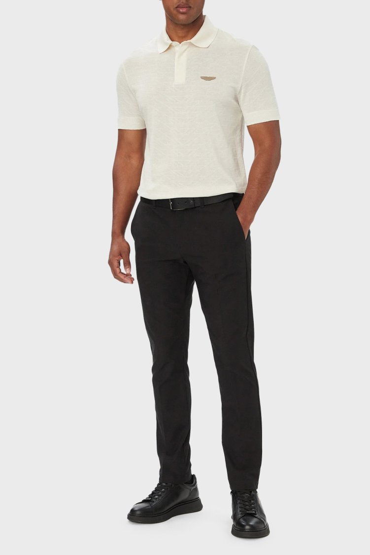Boss Logolu % 100 Pamuk Regular Fit Düğmeli Erkek Polo 50565174 118 Bej - Boss (1)