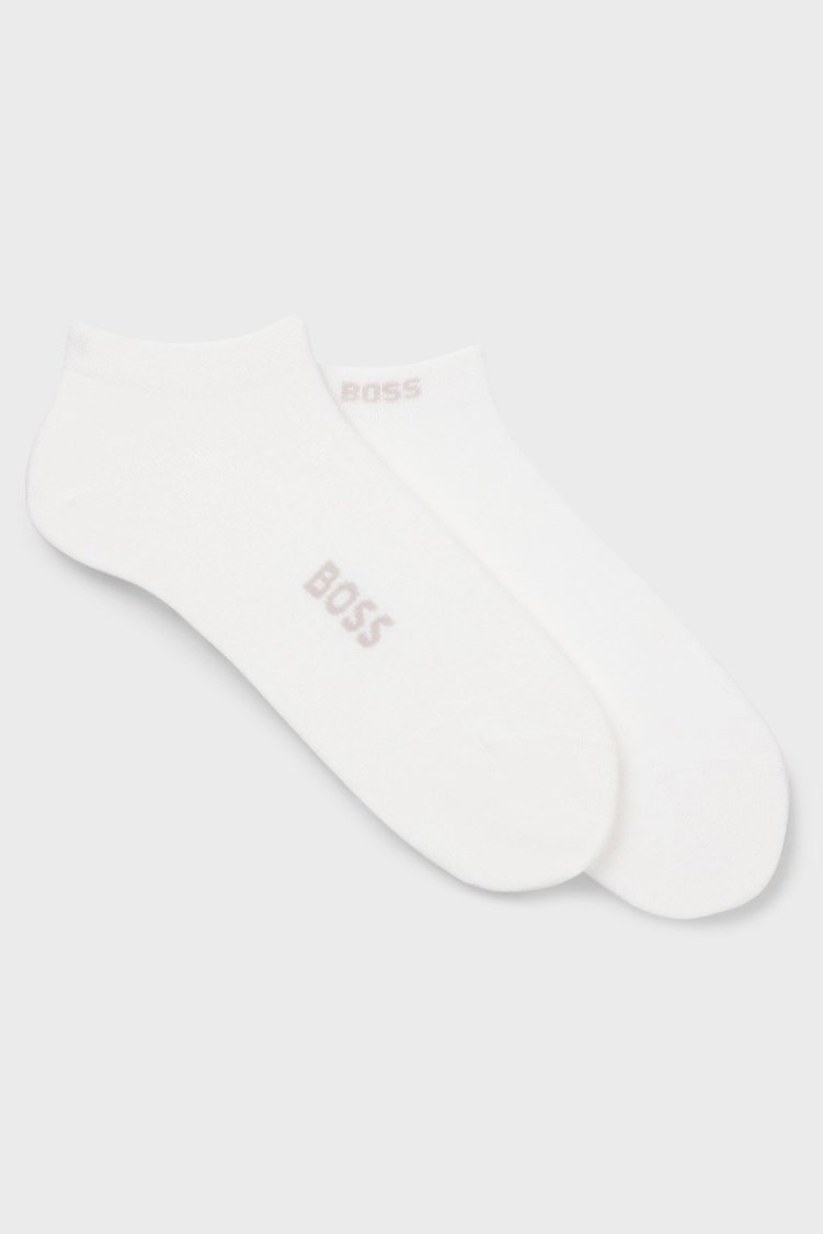 Boss Logolu 2 Pack Erkek Çorap 50538188 100 Beyaz - Boss