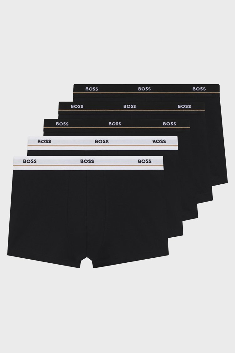 Boss Logolu 5 Pack Erkek Boxer 50475275 001 Siyah - Boss