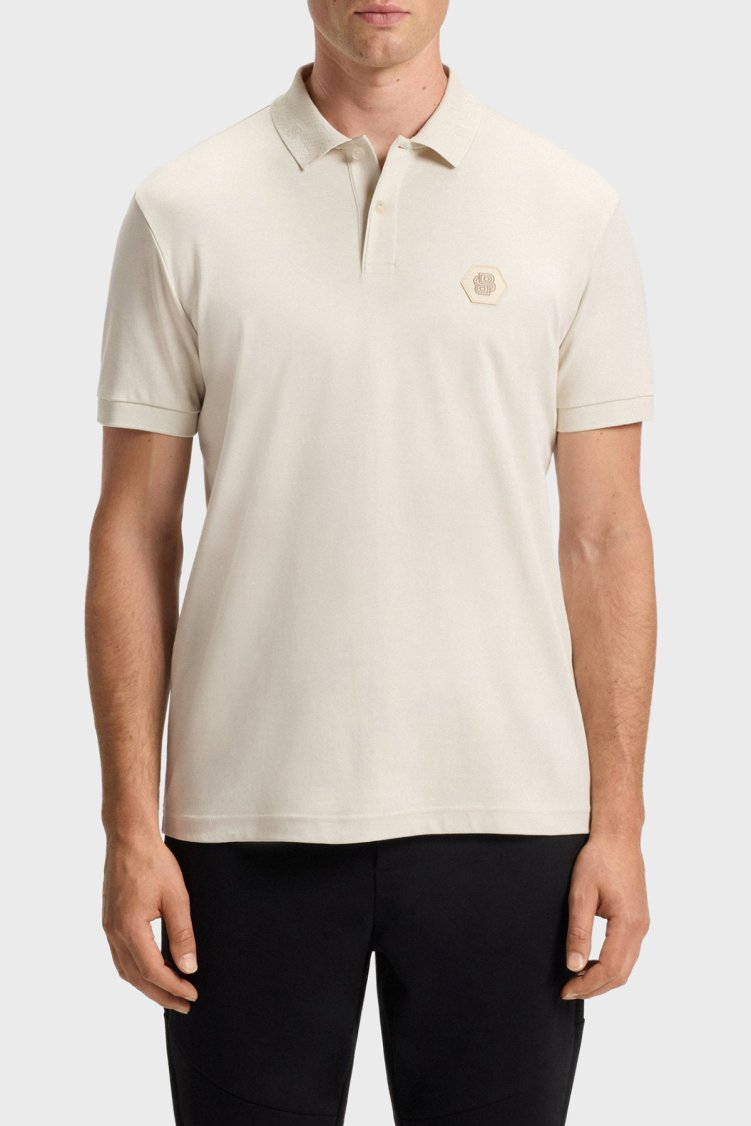 Boss Logolu Pamuklu Regular Fit Düğmeli Polo Yaka Erkek T Shirt 50543891 131 BEJ - Boss