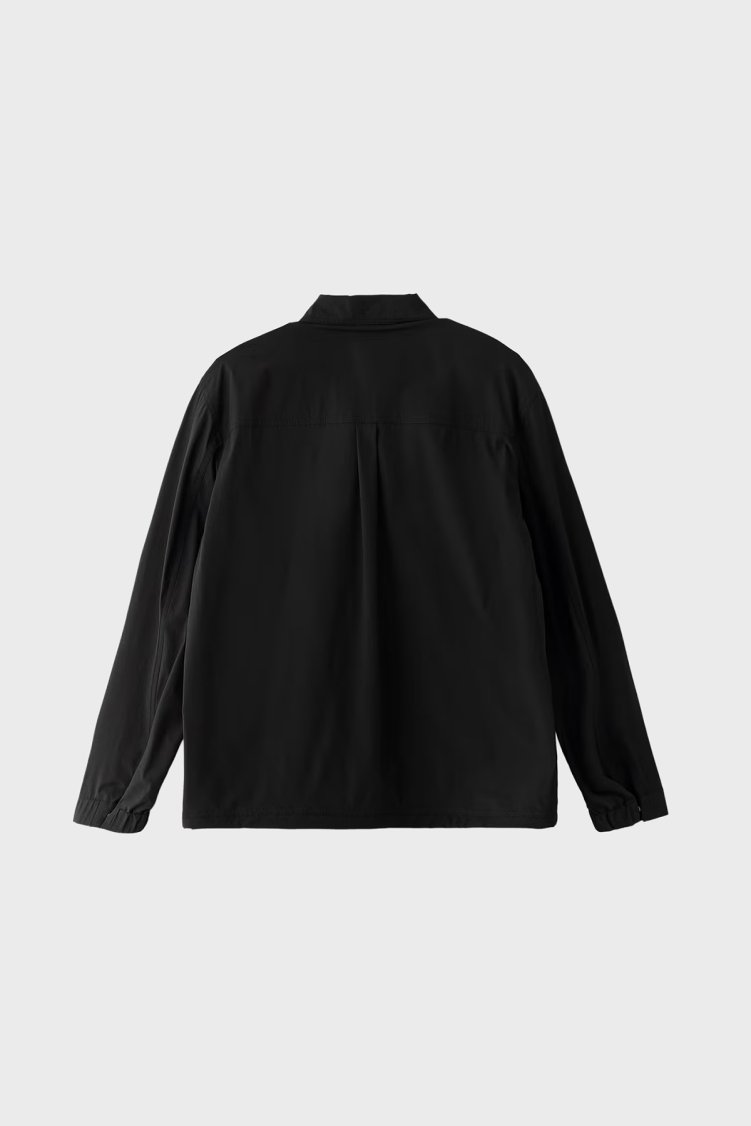 Boss Logolu Regular Fit Klasik Yaka Fermuarlı Erkek Gömlek 50565956 001 Siyah - Boss (1)
