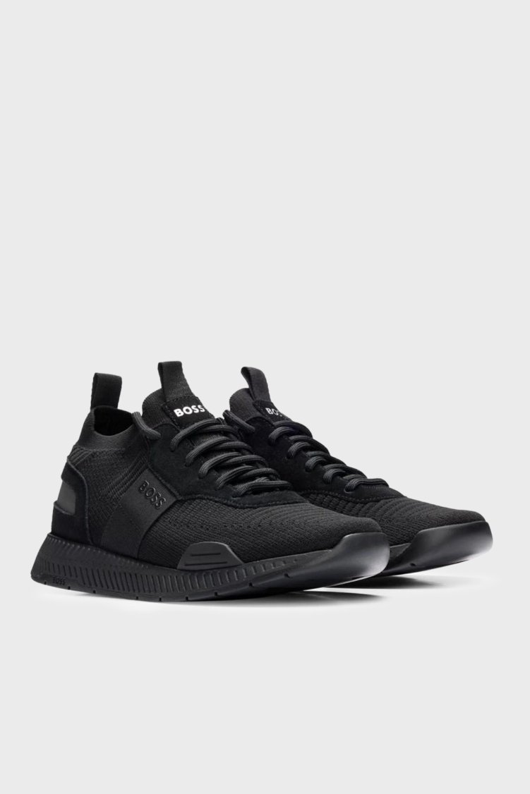 Boss Logolu Sneaker Erkek Ayakkabı 50498245 001 Siyah - Boss (1)