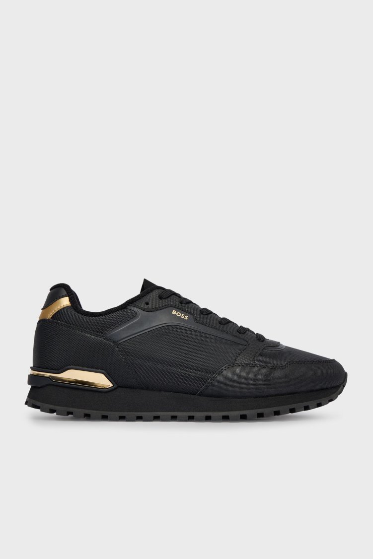 Boss Logolu Sneaker Erkek Ayakkabı 50552914 007 SİYAH - Boss