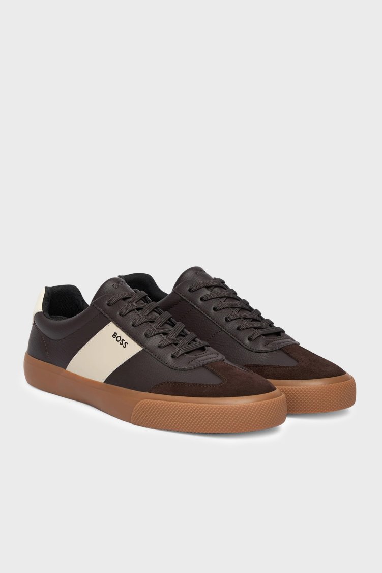 Boss Logolu Sneaker Erkek Ayakkabı 50557852 242 KAHVE - Boss (1)