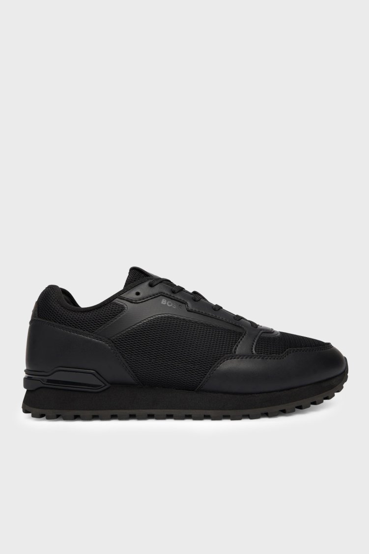 Boss Logolu Sneaker Erkek Ayakkabı 50557903 005 SİYAH - Boss