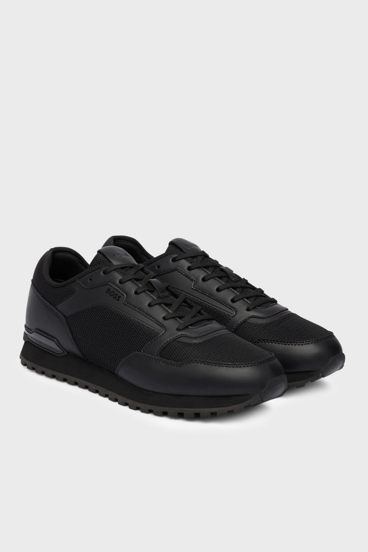 Boss Logolu Sneaker Erkek Ayakkabı 50557903 005 SİYAH - Boss (1)