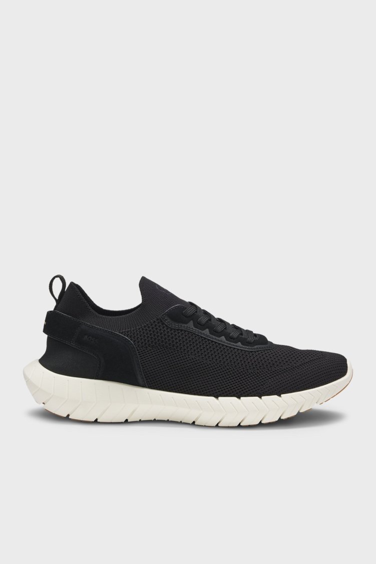 Boss Logolu Sneaker Erkek Ayakkabı 50563857 001 SİYAH - Boss