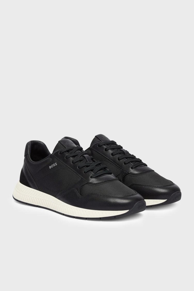 Boss Logolu Sneaker Erkek Ayakkabı 50568757 001 Siyah - Boss (1)