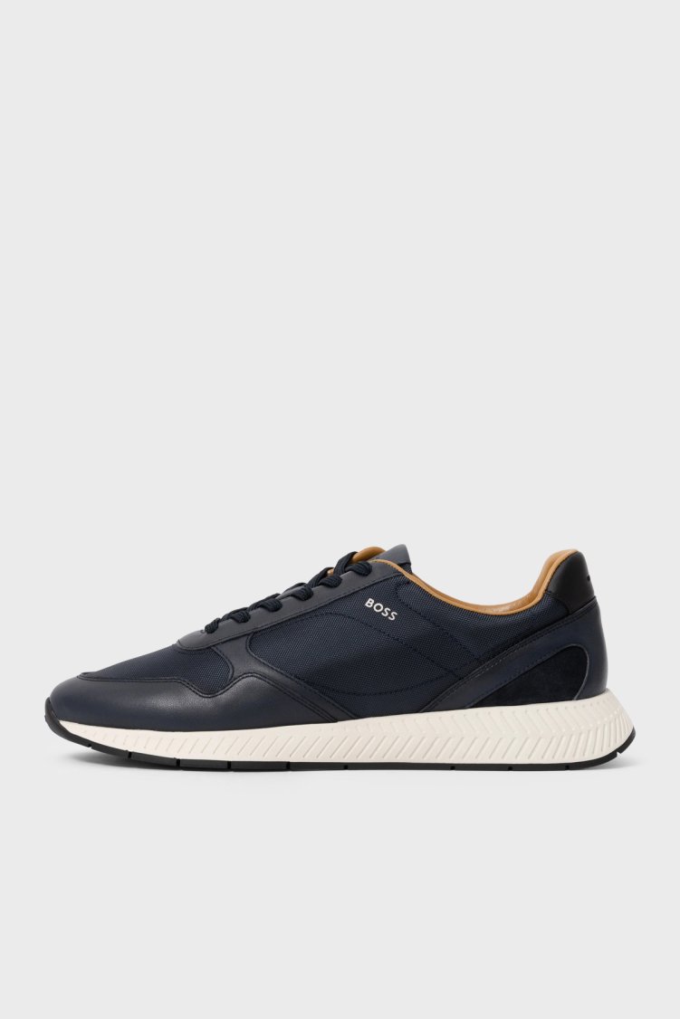 Boss Logolu Sneaker Erkek Ayakkabı 50568757 401 Lacivert - Boss (1)