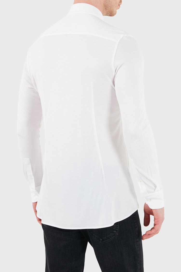Boss Modal Slim Fit Klasik Yaka Uzun Kol Erkek Gömlek 50561622 100 BEYAZ - Boss (1)