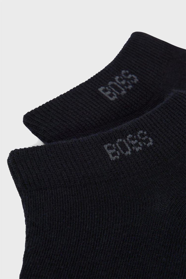 Boss Pamuk Karışımlı Logolu Erkek Çorap 50469849 001 SİYAH - Boss (1)
