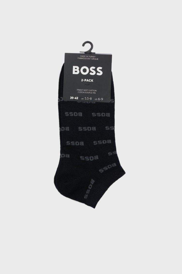 Boss Pamuk Karışımlı Logolu Erkek Çorap 50511423 001 SİYAH - Boss (1)