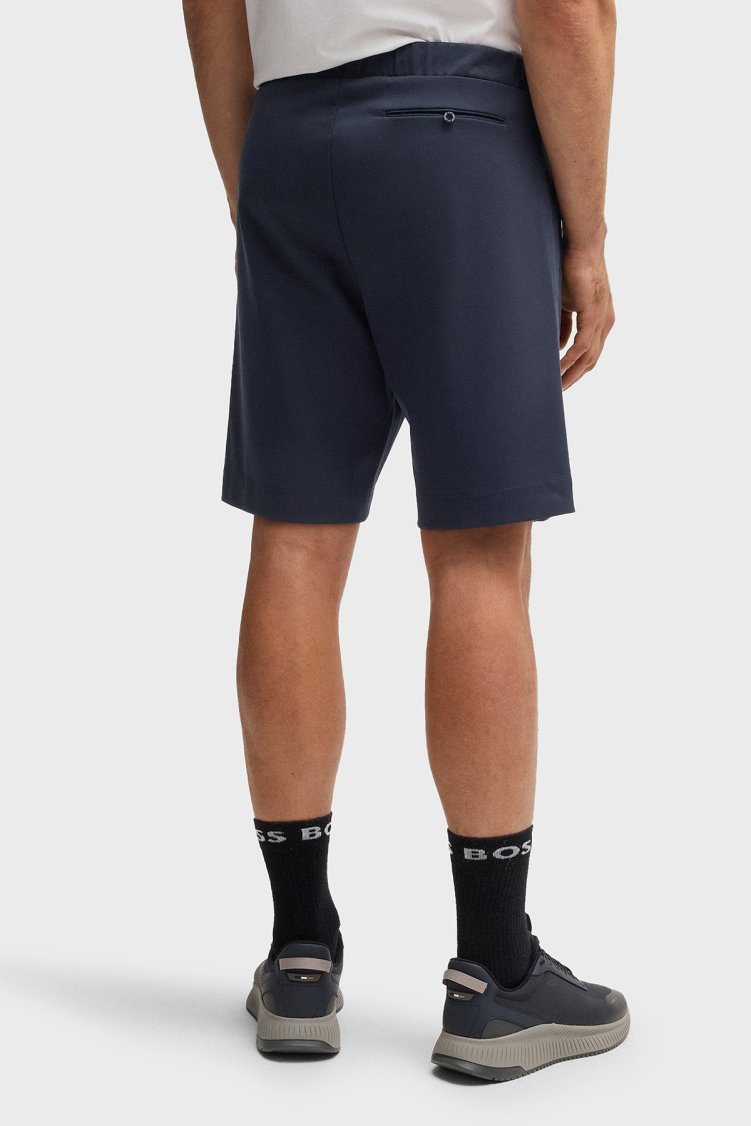 Boss Pamuk Karışımlı Relaxed Fit Normal Bel Spor Erkek Short 50537534 402 LACİVERT - Boss (1)