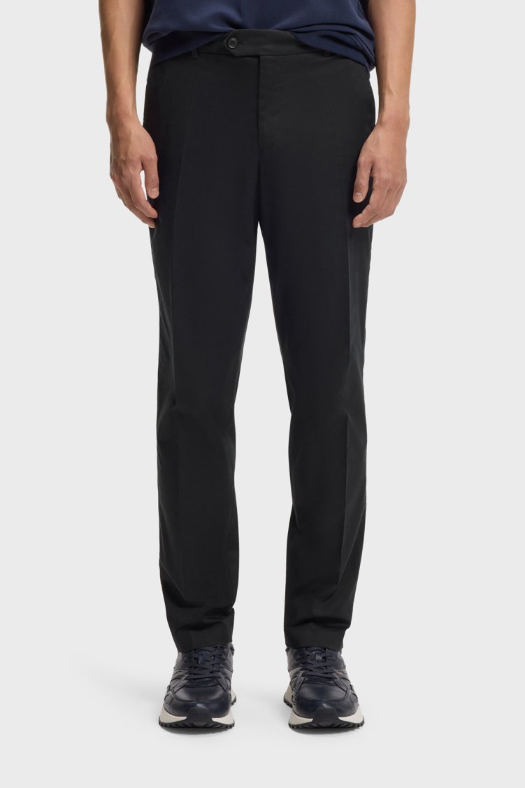 Boss Pamuk Karışımlı Slim Fit Normal Bel Düz Paça Klasik Erkek Pantolon 50555842 404 LACİVERT - Boss