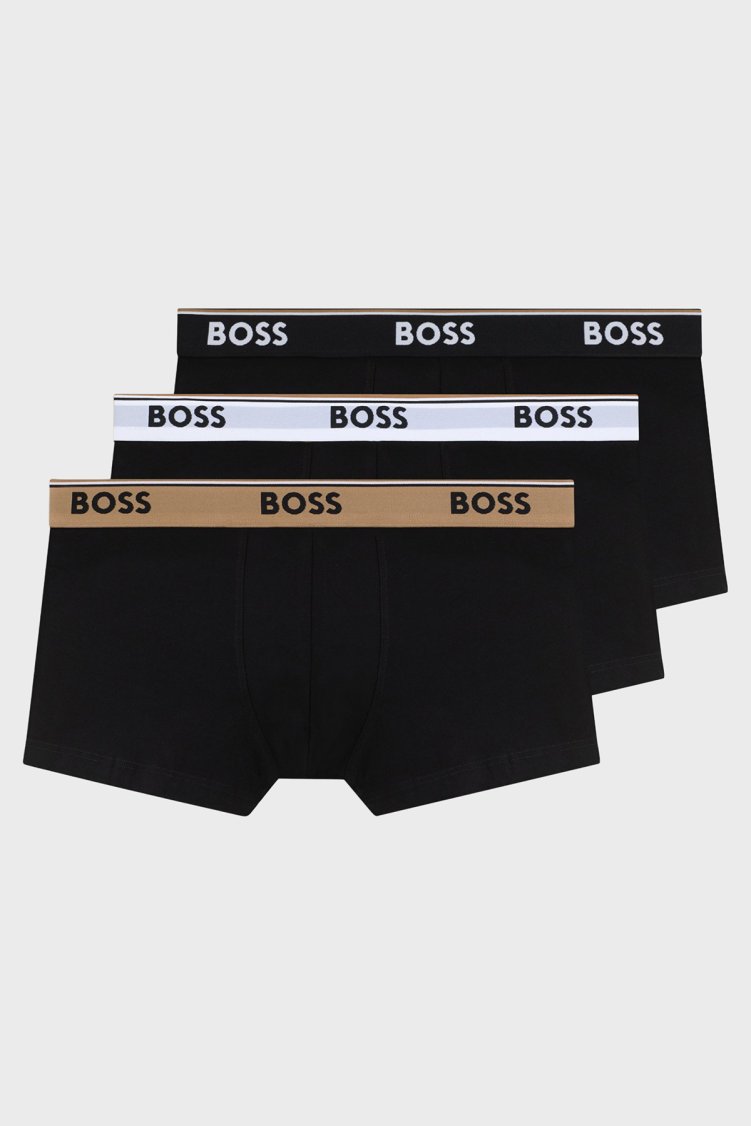 Boss Pamuklu 3 Pack Erkek Boxer 50554693 009 Siyah - Boss