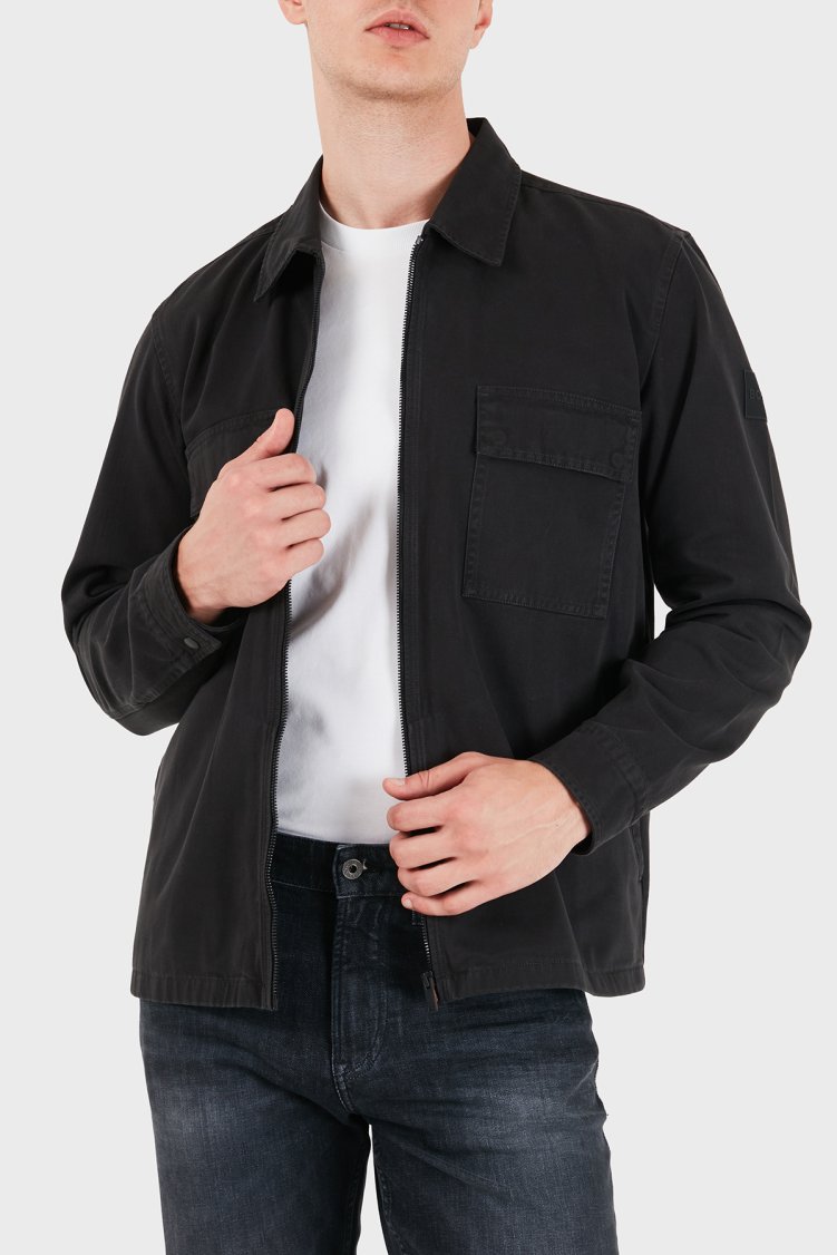 Boss Pamuklu Klasik Yaka Regular Fit Uzun Kollu Erkek Gömlek 50567689 001 Siyah - Boss