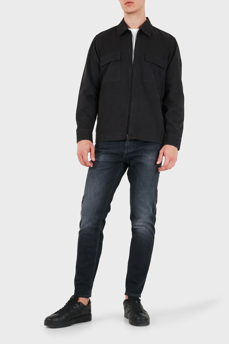 Boss Pamuklu Klasik Yaka Regular Fit Uzun Kollu Erkek Gömlek 50567689 001 Siyah - Boss (1)