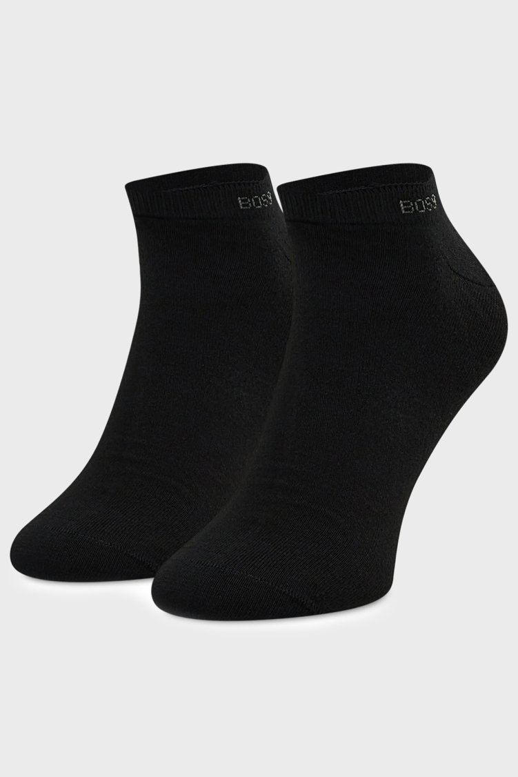 Boss Pamuklu Logolu 2 Pack Erkek Çorap 50469720 001 SİYAH - Boss (1)