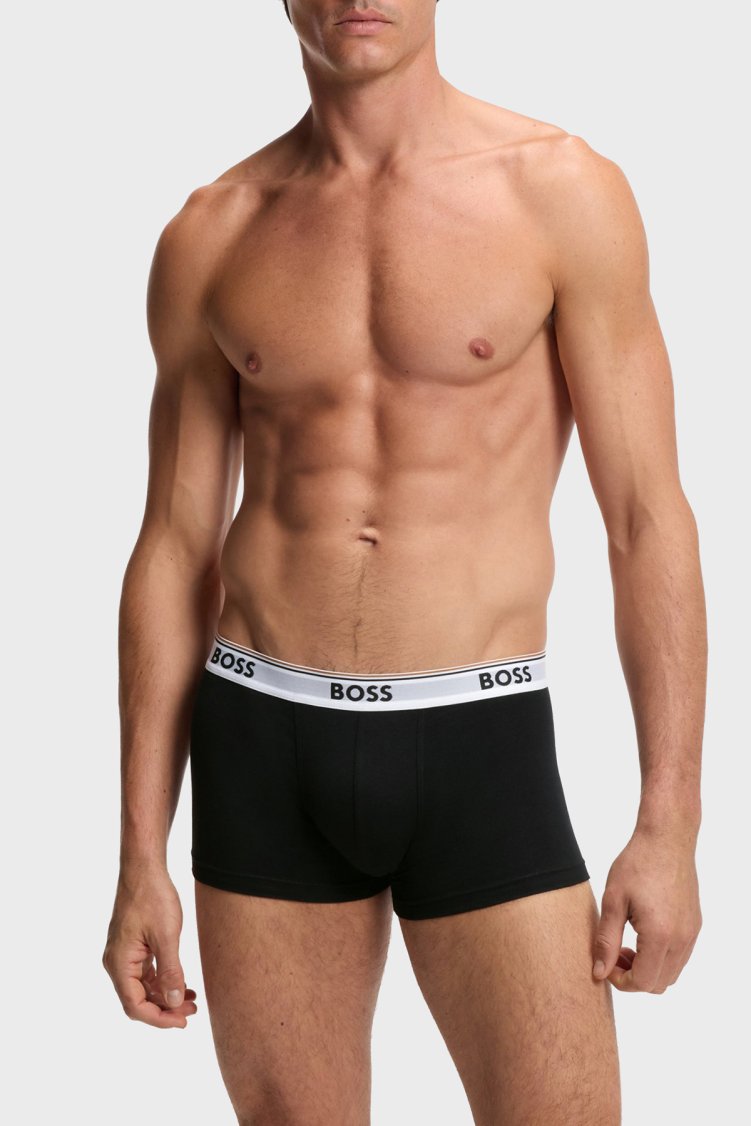 Boss Pamuklu Logolu 3 Pack Erkek Boxer 50554693 004 SİYAH - Boss (1)