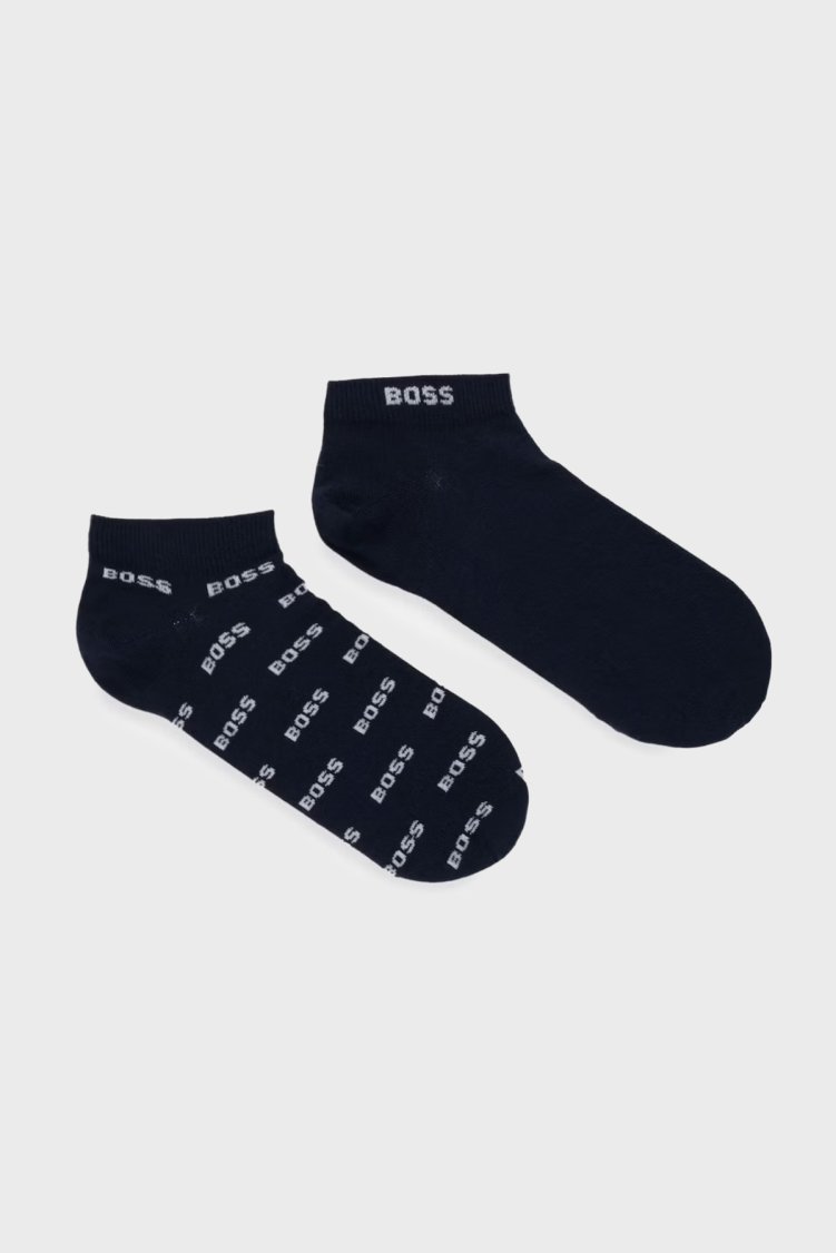 Boss Pamuklu Logolu Erkek Çorap 50511423 401 LACİVERT - Boss