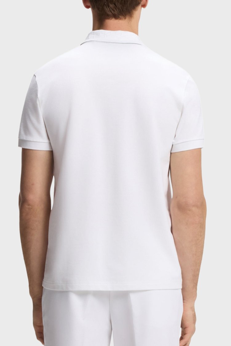 Boss Pamuklu Regular Fit Düğmeli Erkek Polo 50564779 100 Beyaz - Boss (1)