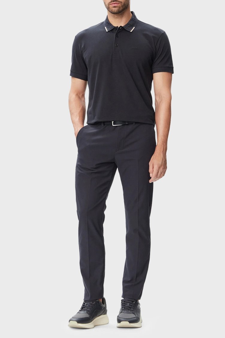 Boss Pamuklu Regular Fit Düğmeli Erkek Polo 50564779 402 Lacivert - Boss (1)